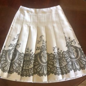 Ann Taylor Silver/Grey Skirt